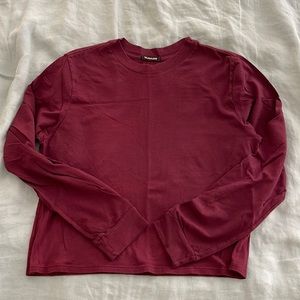 Talentless Long Sleeve Maroon